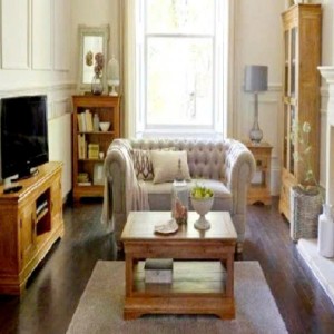 Living Room 02 : Trọn Bộ Phòng Khách Gỗ Sồi - 5 Món